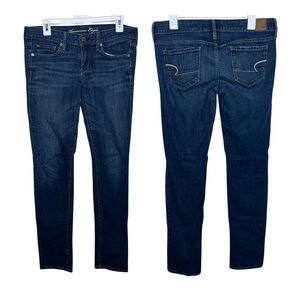 American Eagle Women’s Medium Wash Skinny Stretch Jeans Size 8